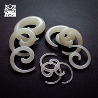 Expansores Acrílico - Espiral Flúor (1,6mm a 10mm)