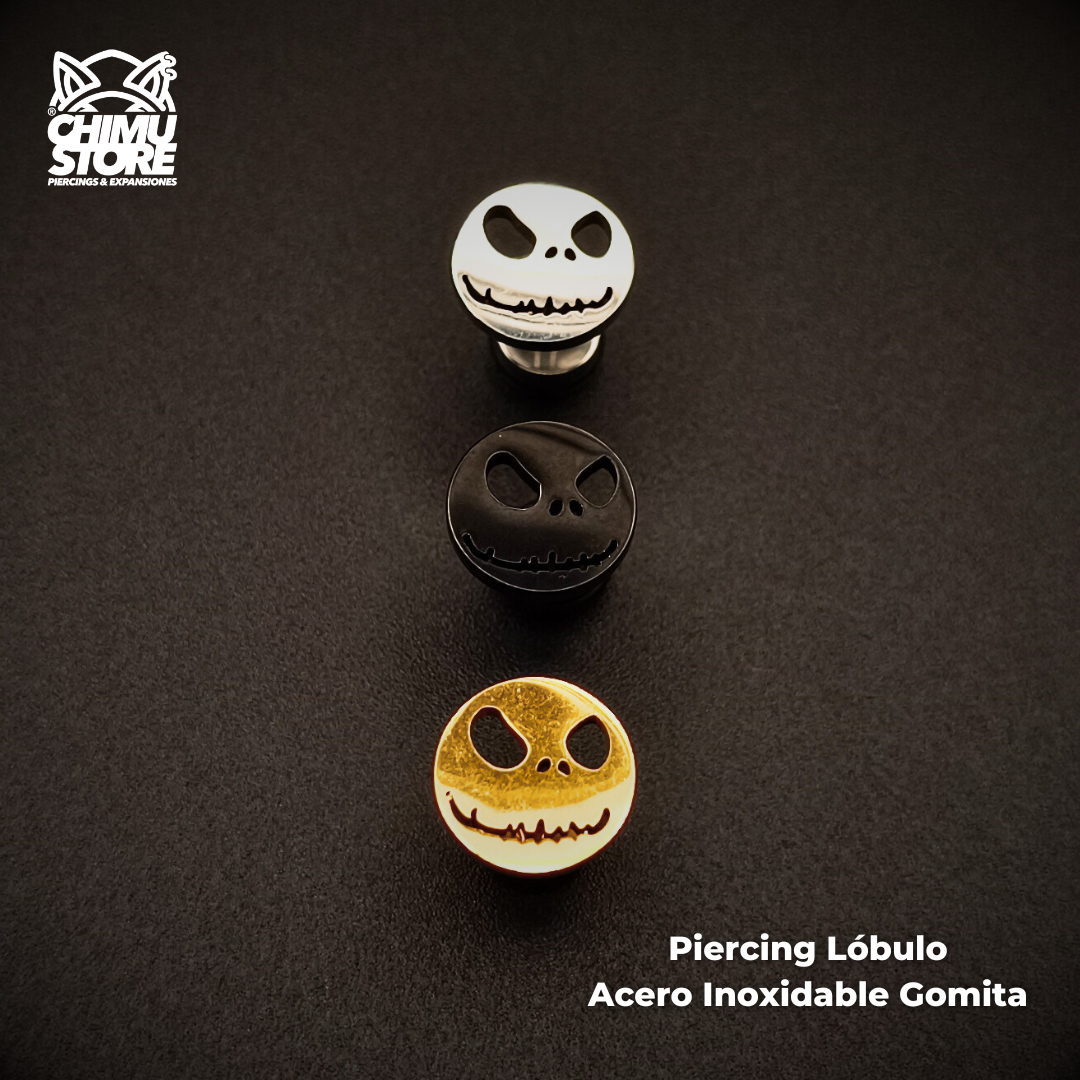 NEW Piercing Acero Inoxidable Gomita - Jack (1mm;6mm) (18G)