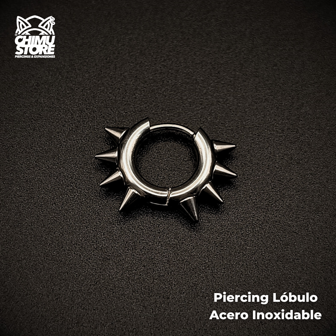 NEW Piercing Lobulo Acero Inoxidable - Puntas (1mm;8mm) (18G)