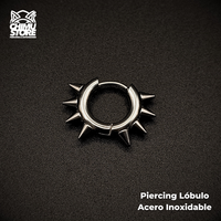 NEW Piercing Lobulo Acero Inoxidable - Puntas (1mm;8mm) (18G)
