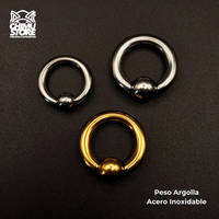 NEW Peso para Expansion Acero Inoxidable - Argolla con Bola