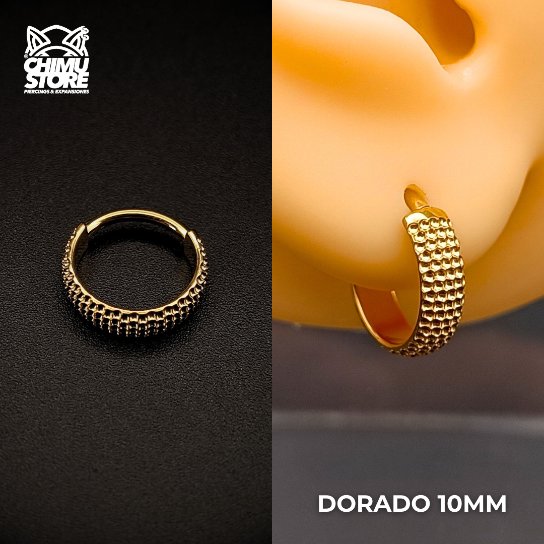 NEW Argolla Clicker Titanio ASTM F-136 - Royal Mesh (1,2mm) (16G)