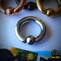 Expansion Acero Inoxidable - Argolla con Bola (5mm;16mm) (10,36grs)
