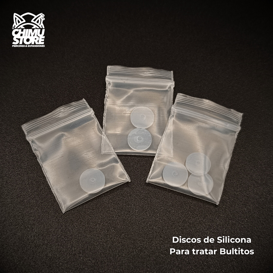 NEW Discos de Silicona 7mm - Para Barras de 20G, 18G, 16G y 14G