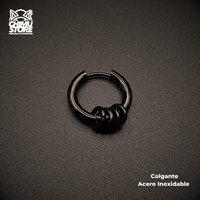 NEW Colgante Acero Inoxidable - 4 Argollitas (1mm;12mm)