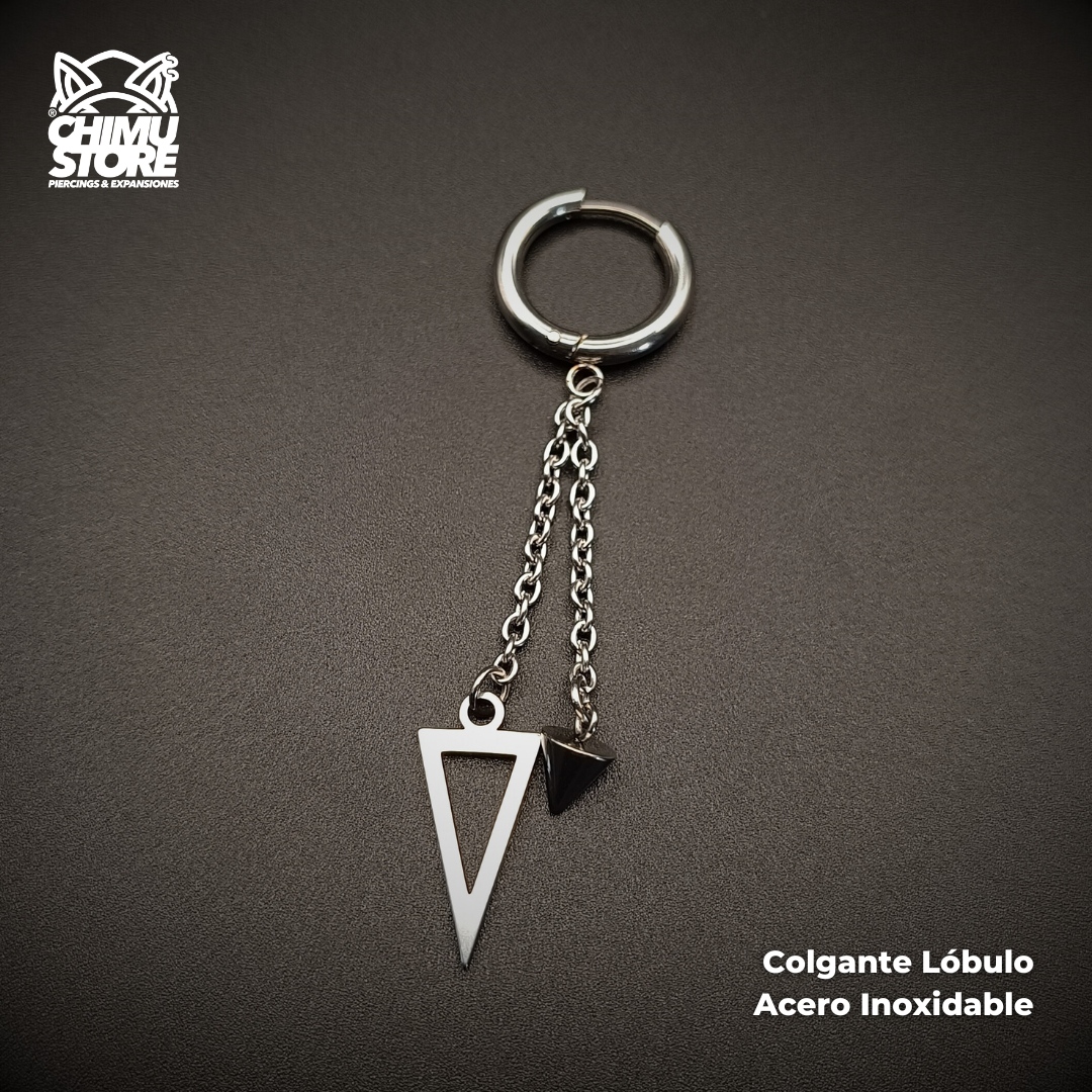 Colgante Acero Inoxidable - 2 Cadenas Péndulo y Punta (1mm;12mm)
