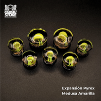NEW Expansion Pyrex - Medusa Amarilla Fondo Negro (8mm a 16mm)