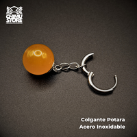 Colgante Acero Inoxidable - Aros Potara Naranjo Dragon Ball (1mm;10mm) (18G)