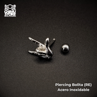 NEW Piercing Bolita (RE) Acero Inoxidable - Manos (1,2mm;6mm) (16G)
