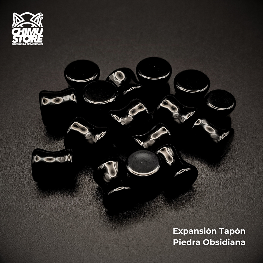 NEW Expansion Piedra Tapon - Obsidiana (6mm a 25mm)