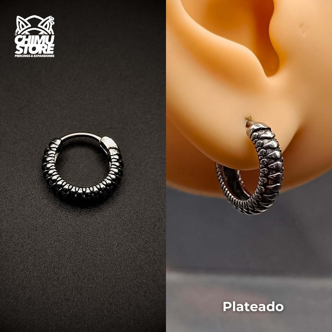 NEW Piercing Lobulo Acero Inoxidable - Style 001 (1mm;12mm) (18G)