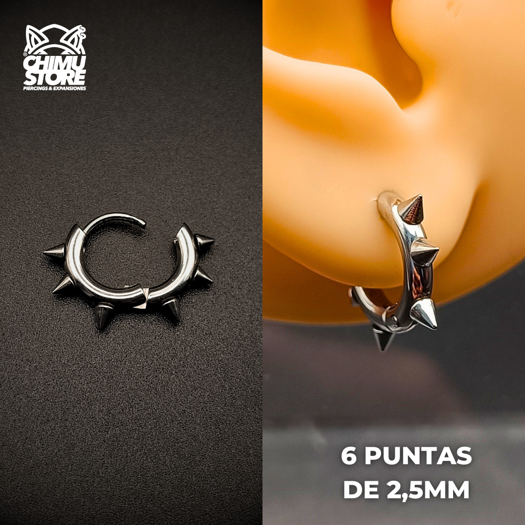 NEW Piercing Lobulo Acero Inoxidable - Puntas (1mm;8mm) (18G)