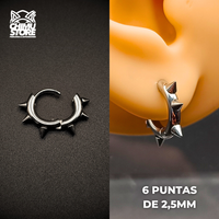 NEW Piercing Lobulo Acero Inoxidable - Puntas (1mm;8mm) (18G)