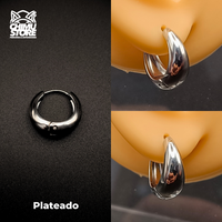 NEW Piercing Lobulo Acero Inoxidable - Style 002 (1mm;12mm) (18G)