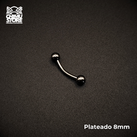 NEW Banana (RE) Titanio G23 - Bolitas 3mm Plateado (1,2mm) (16G)