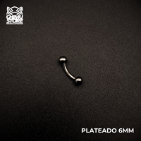 NEW Banana (HC) Titanio ASTM F-136 - Bolitas 3mm (1,2mm) (16G)