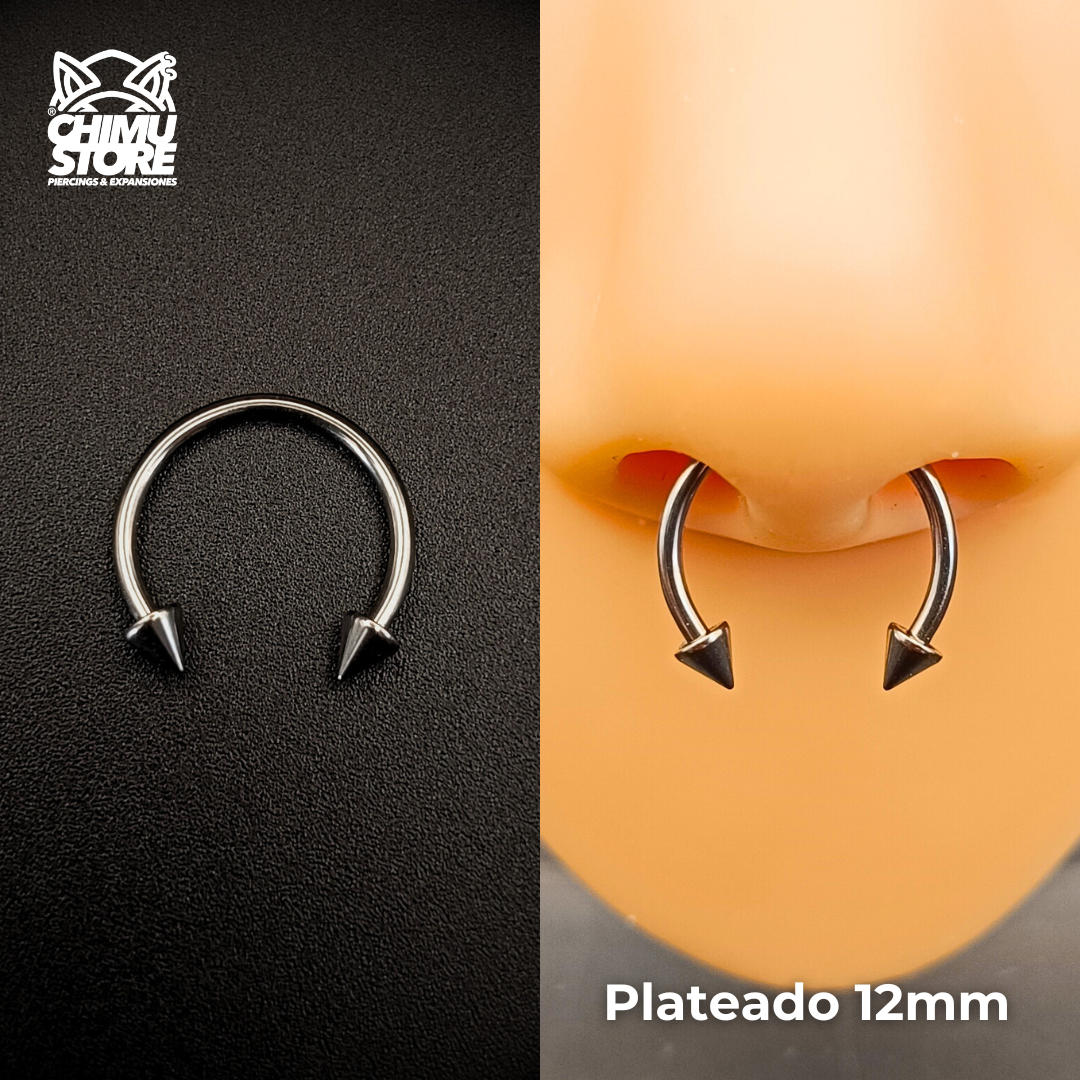 NEW Circular Barbell (RE) Titanio G23 - Puntas Tamaño 12mm (1,2mm;16G)