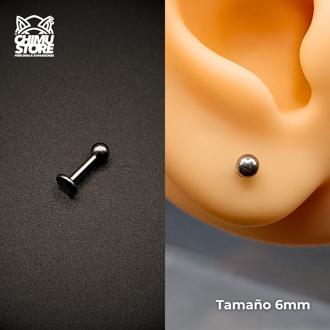 NEW Labret (HC) Titanio G23 - Bolita de 3mm (1,2mm) (16G)