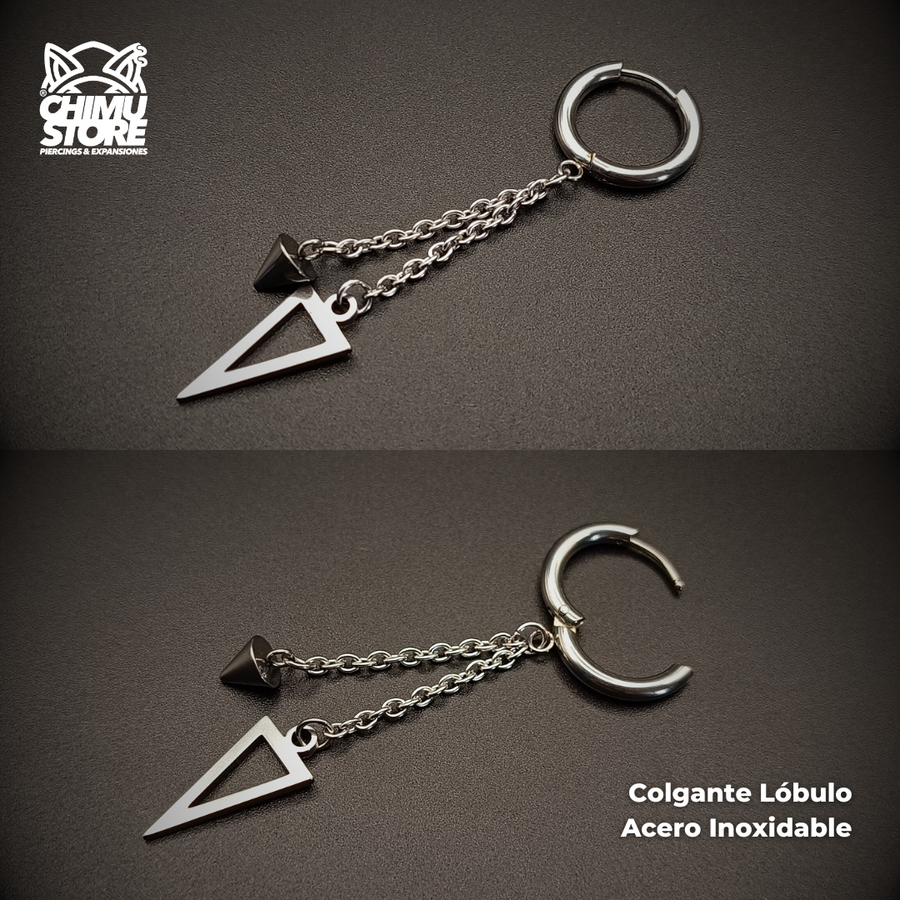 Colgante Acero Inoxidable - 2 Cadenas Péndulo y Punta (1mm;12mm)