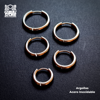 Argollas acero inoxidable hotsell