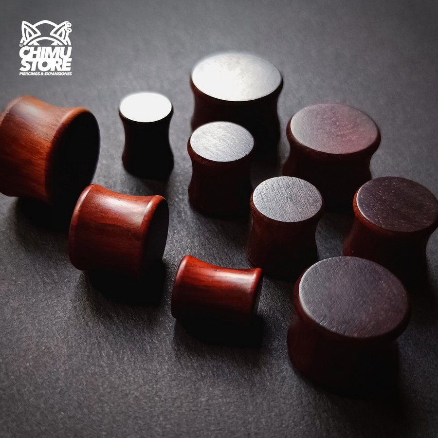 Expansion Madera Tapon - Café Oscuro Rojizo (8mm a 16mm)