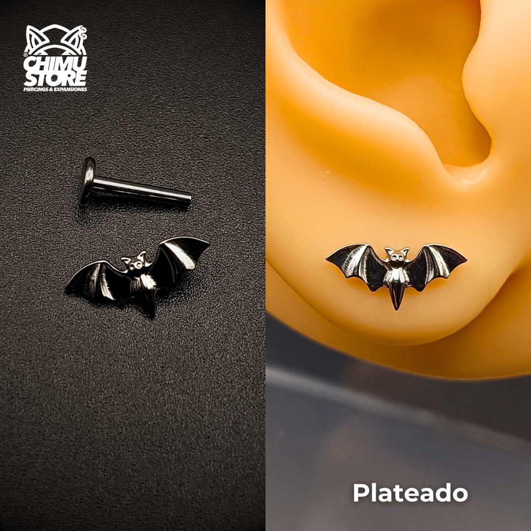 NEW Labret (HC) Titanio ASTM F-136 - Murcielago (1,2mm) (16G)