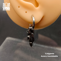 Colgante Acero Inoxidable - Cráneo de Buey (1mm;10mm) (18G)