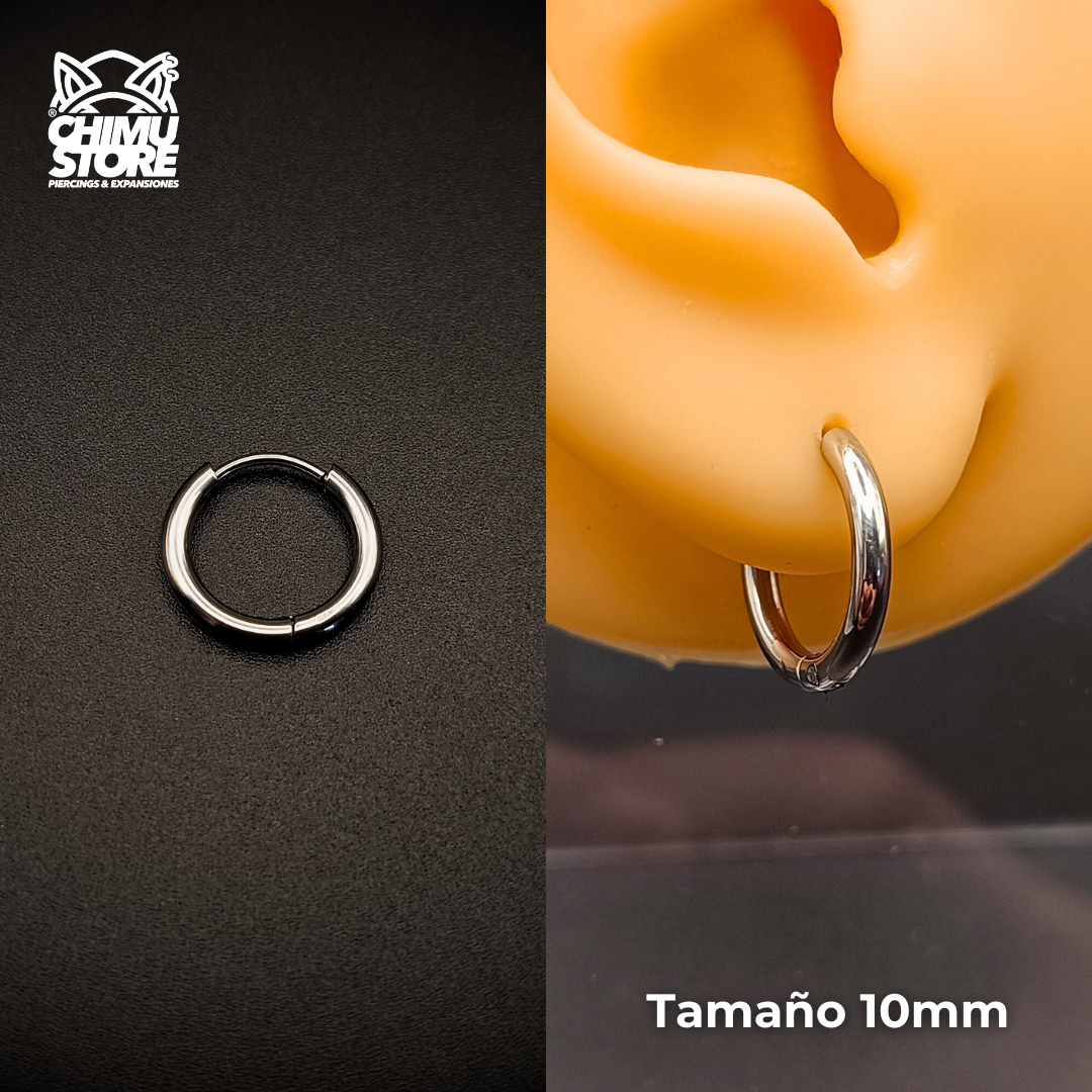 NEW Argollas Acero Inoxidable - Plateados Grosor 2mm - Para Colgantes y Septums