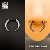 NEW Simulador de Expansion (PUSH PIN) Acero Inoxidable - Septum Cuernos (1,2mm) (16G)