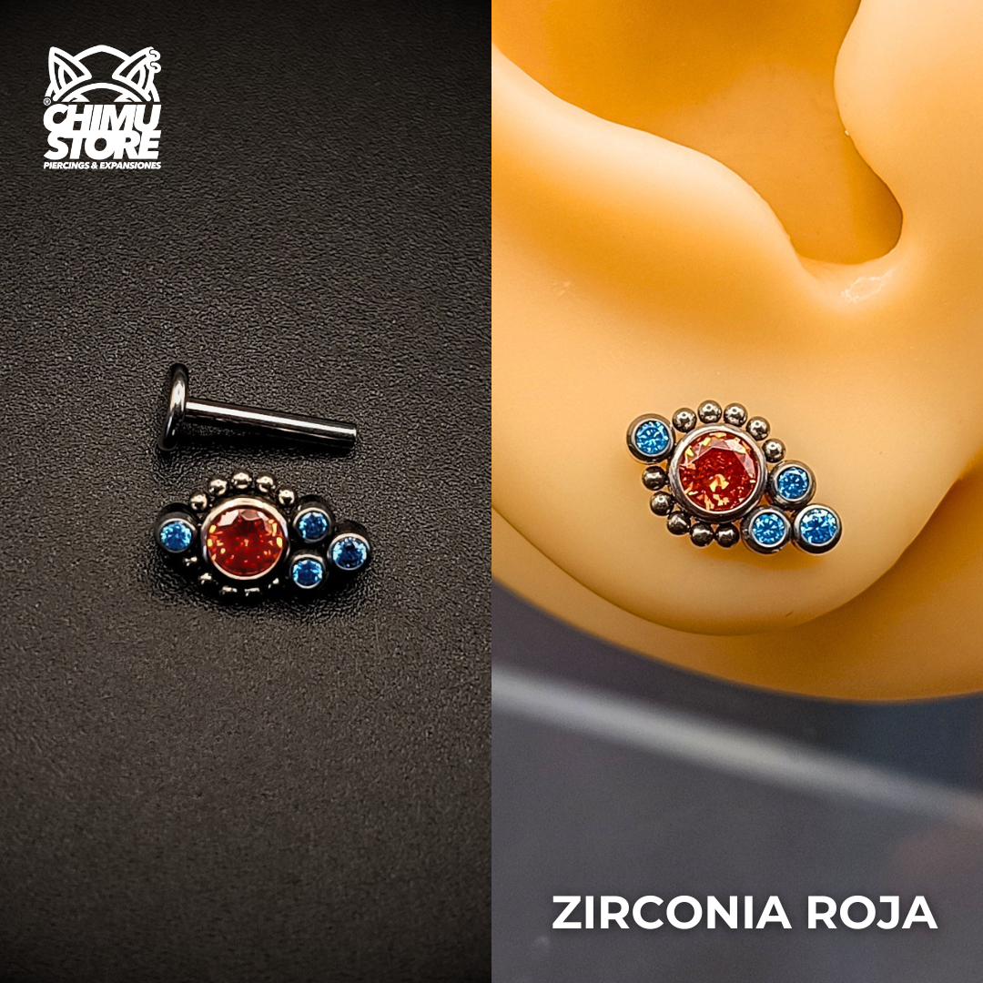 NEW Labret (HC) Titanio G23 - Astral Relic (1,2mm;8mm) (16G)