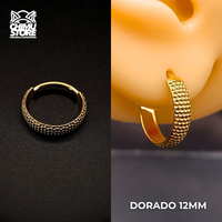 NEW Argolla Clicker Titanio ASTM F-136 - Royal Mesh (1,2mm) (16G)