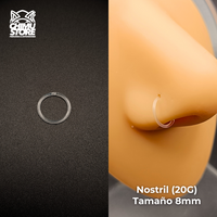 NEW Argolla Clicker PTFE (Bioplast) - Retenedor (16G y 20G)