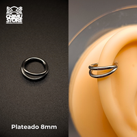 NEW Argolla Clicker Titanio G23 - Doble Anillo (1,2mm) (16G)