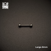 NEW Barbell Recto (HC) Titanio G23 - Bolitas de 3mm (1,2mm) (16G)