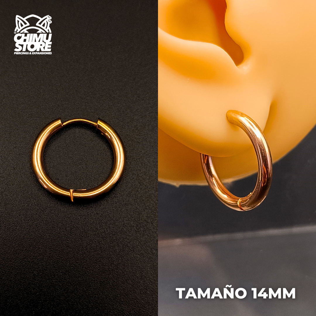 NEW Argollas para Colgante Acero Inoxidable - Rose Gold Grosor 2,5mm (1mm) (18G)