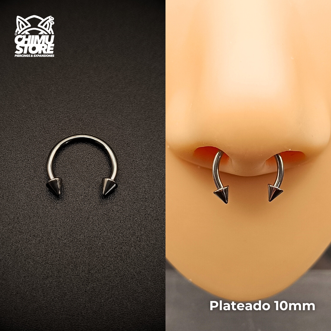 NEW Circular Barbell Titanio G23 - Puntas Tamaño 10mm (1,2mm) (16G)