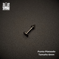 NEW Labret Titanio G23 - Plateado Puntas 3mm (1,2mm) (16G)