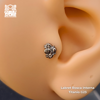 NEW Labret Titanio G23 - Abeja (1,2mm;8mm) (16G)