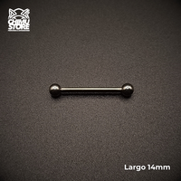 NEW Barbell Recto (HC) Titanio G23 - Bolitas de 3mm (1,2mm) (16G)