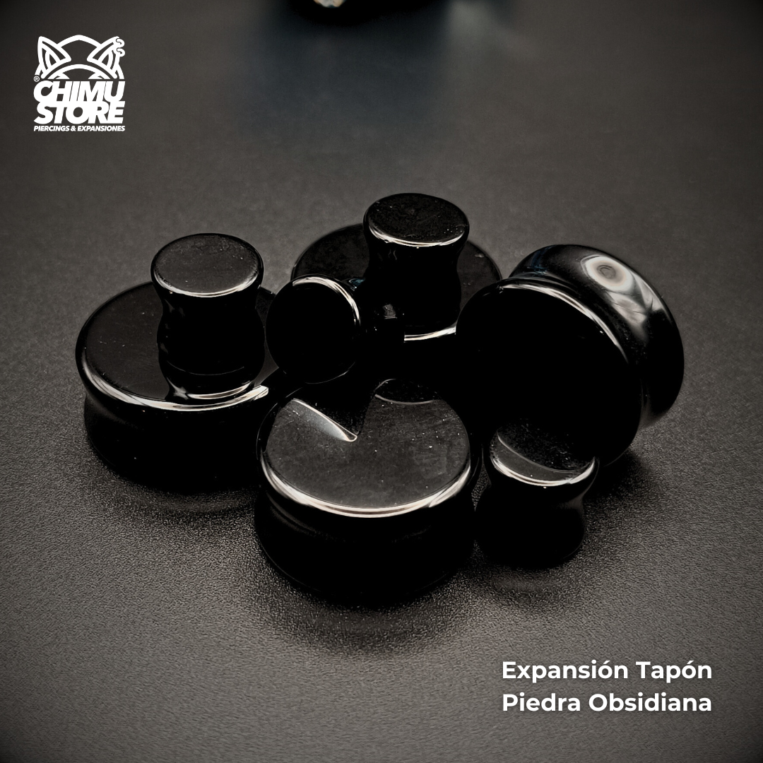 NEW Expansion Piedra Tapon - Obsidiana (6mm a 25mm)