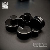 NEW Expansion Piedra Tapon - Obsidiana (6mm a 25mm)