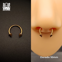 NEW Circular Barbell Titanio G23 - Puntas Tamaño 10mm (1,2mm) (16G)