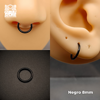 NEW Argollas Clicker Titanio G23 - Tamaño 8mm (1,2mm;16G)