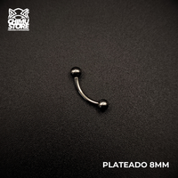 NEW Banana (HC) Titanio ASTM F-136 - Bolitas 3mm (1,2mm) (16G)