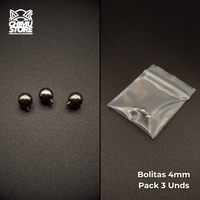 NEW Packs de Repuestos Bolita 3mm y 4mm - Rosca Interna Titanio G23 (1,2mm) (16G)