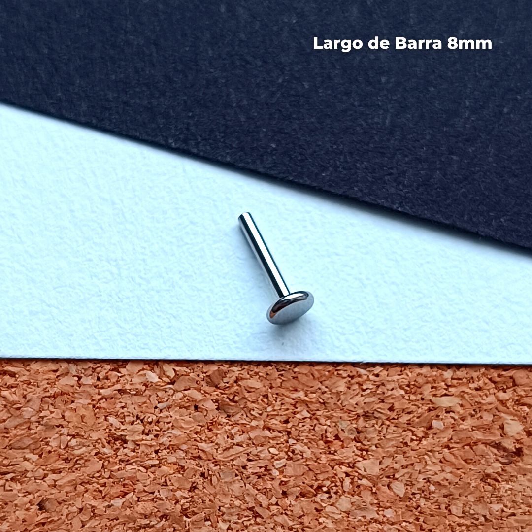 NEW Barra de Labret Titanio ASTM F-136 - Rosca Interna (1,2mm) (16G)