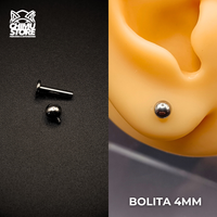 NEW Labret (HC) Titanio G23 - Bolitas de 3mm y 4mm (1,6mm) (14G)