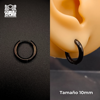NEW Argollas para Colgantes Acero Inoxidable - Negras Grosor 2,5mm (1mm) (18G)