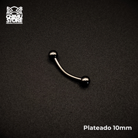 NEW Banana (RE) Titanio G23 - Bolitas 3mm Plateado (1,2mm) (16G)