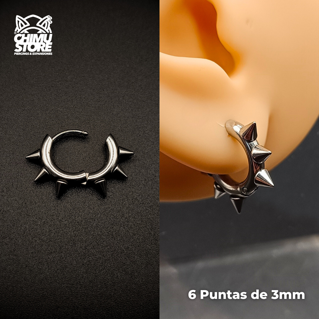 NEW Piercing Lobulo Acero Inoxidable - Puntas (1mm;8mm) (18G)